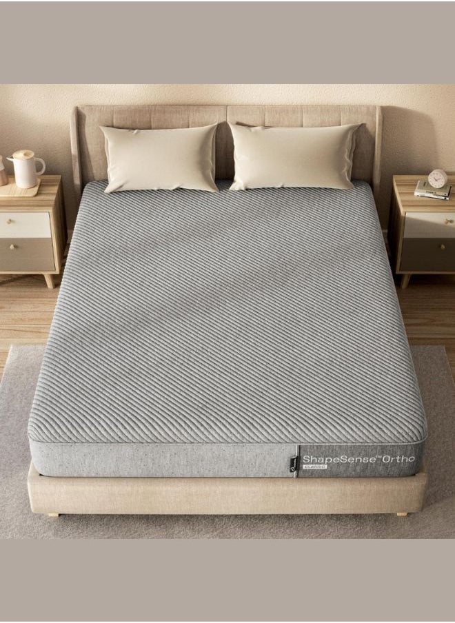 Wakefit - Wakefit Orthopedic Memory Foam 20 cms Medium Firm Mattress with ShapeSense Technology, AeroTek Fabric Technology (200 x 180 x 20 cms / 78x70x8 inch, King) - Image 1