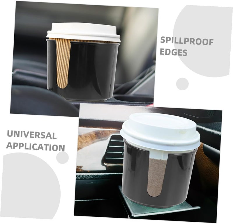 2PCS Car Cup Holder Expander with Non-Slip Base Stable Beverage Holder for Coffee Mugs and Water Bottles Easy Installation Fit Vehicle Accessory for Secure Drink Storage - Image 3