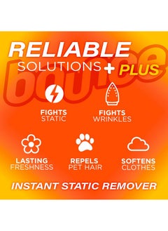 Bounce Bounce Anti Static Spray, 3 in 1 Instant Anti Static Spray & Instant Wrinkle Release, Odor Eliminator and Fabric Refresher Spray (9.7 Fl Oz, Pack of 1)  - Image 4