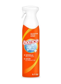 Bounce Bounce Anti Static Spray, 3 in 1 Instant Anti Static Spray & Instant Wrinkle Release, Odor Eliminator and Fabric Refresher Spray (9.7 Fl Oz, Pack of 1)  - Image 1