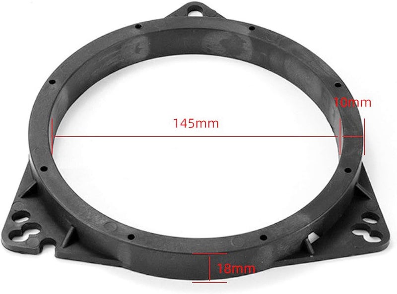 AUTUT 2 Pcs 6.5-inch ABS Front Door Speaker Mounting Spacer for Nissan, Toyota Crown, BYD F3 - Image 2