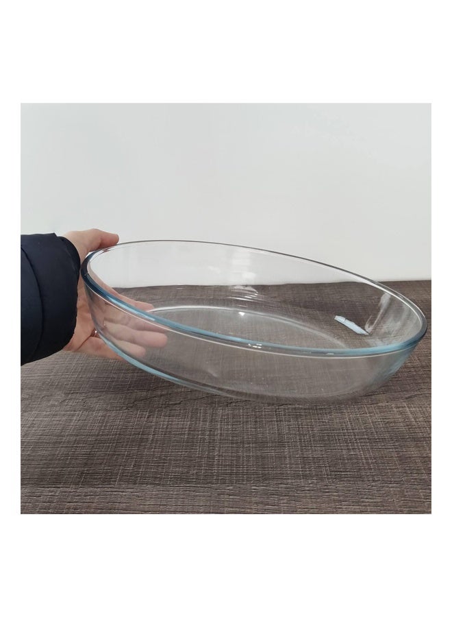 كيكي طبق خبز بيضاوي كبير من الزجاج المقوى – آمن للاستخدام في الفرن والميكروويف، مثالي للكيك والتحميص - Image 2