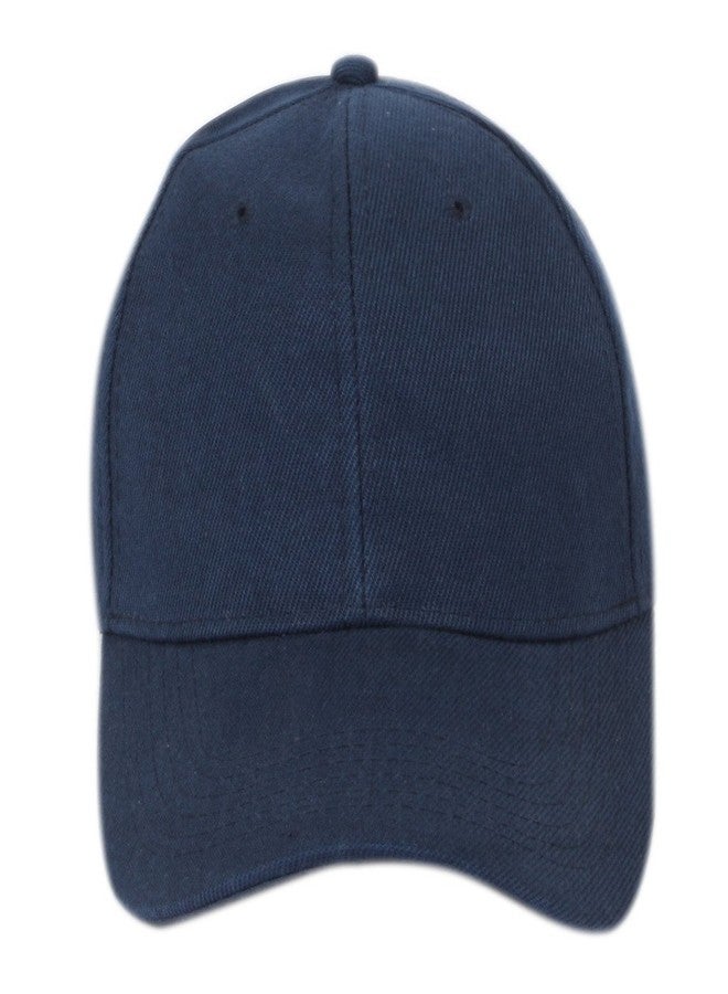 ILU Cap for Men Women Topi Unisex Head Branded Boy's Girl's Caps Adjustable Strap Summer Sports Cricket Gym Dance Cotton Free Size Woolen Fashion Baseball Hip hop Helmet Winter Snapback (Blue) - Image 1