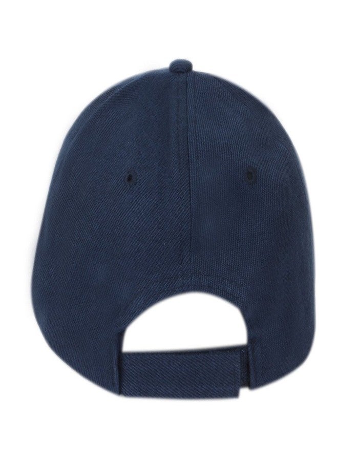ILU Cap for Men Women Topi Unisex Head Branded Boy's Girl's Caps Adjustable Strap Summer Sports Cricket Gym Dance Cotton Free Size Woolen Fashion Baseball Hip hop Helmet Winter Snapback (Blue) - Image 4
