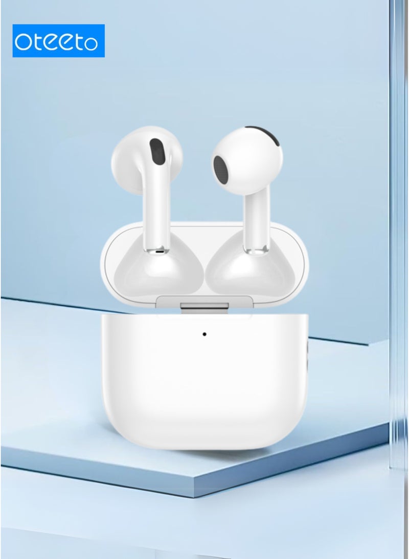 Oteeto OT106 True Wireless Earbuds – Active Noise Cancelling, Slide Touch Sensor, Wireless Charging Case, 300mAh Battery Box, Bluetooth 5.3, Hi-Fi Stereo Sound, Low Latency, Comfortable In-Ear TWS Earphones for Calls, Music & Gaming - Image 3