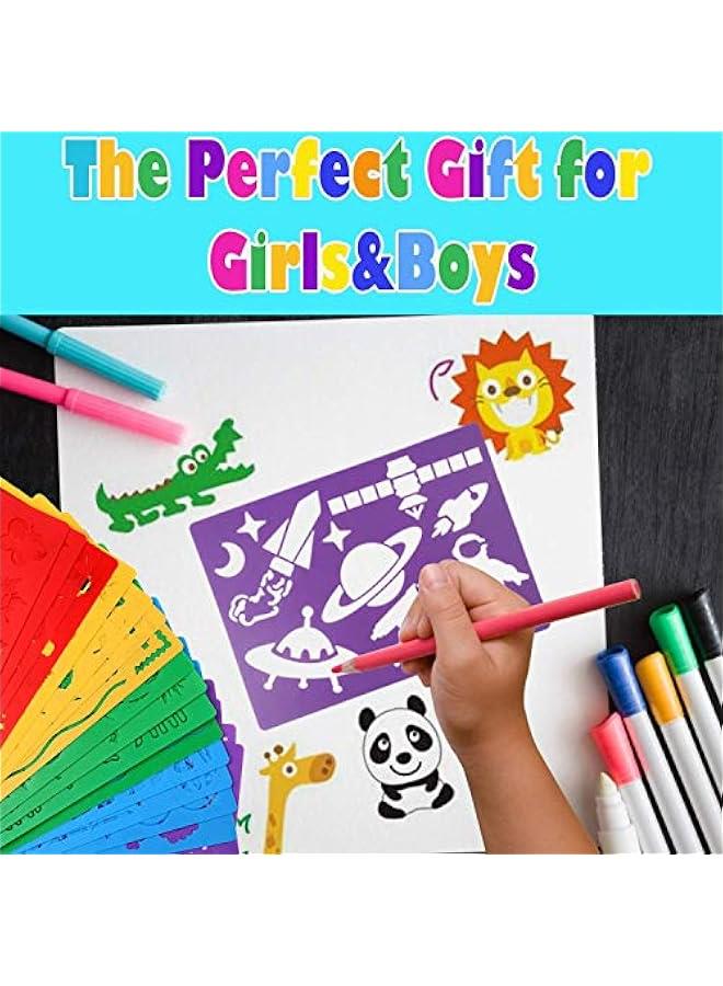 رينكس مجموعة استسل رسم للأطفال، 20 استسل ح وزور وحيواات متوعة، للحرف اليدوية، قالة لإعادة الاستخدام - Image 5