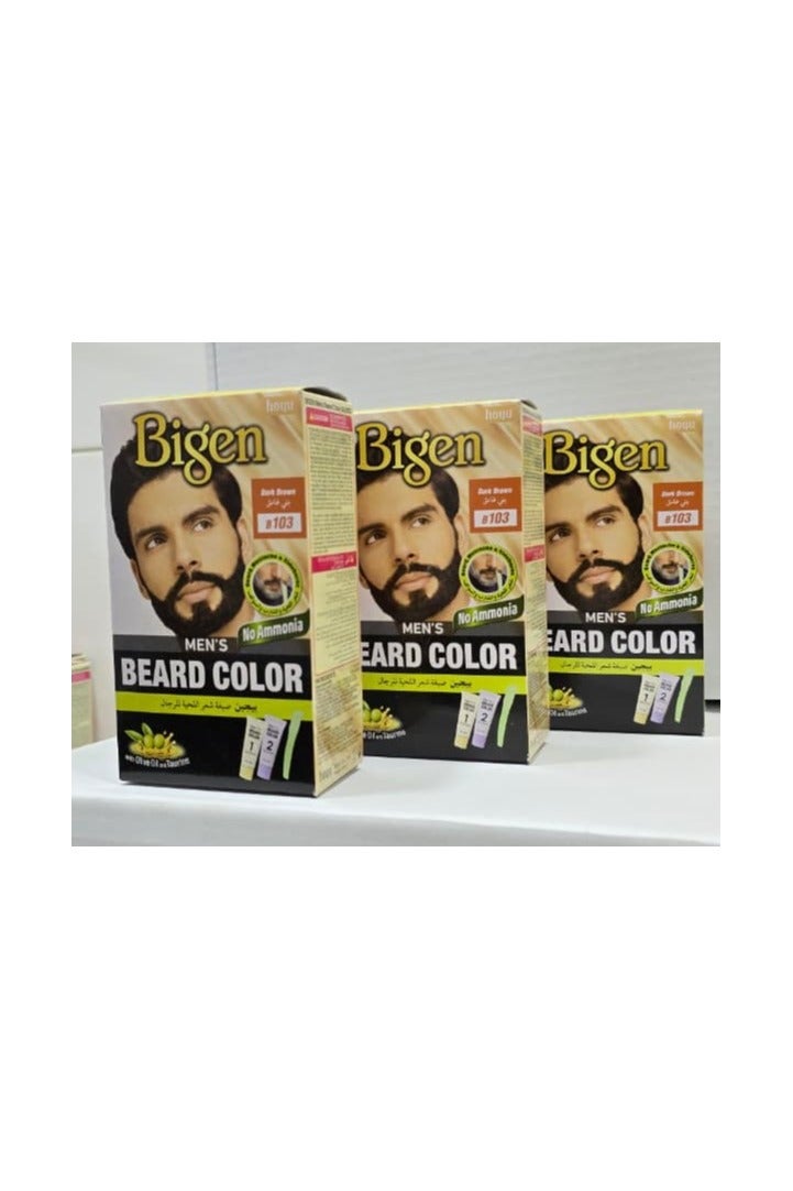 بايجن 3 × بيجين لون اللحية B103 (بني غامق) - Image 2