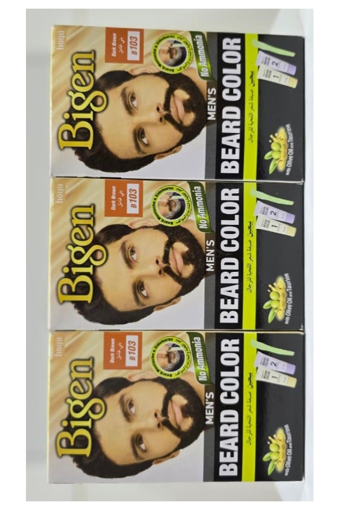 بايجن 3 × بيجين لون اللحية B103 (بني غامق) - Image 1