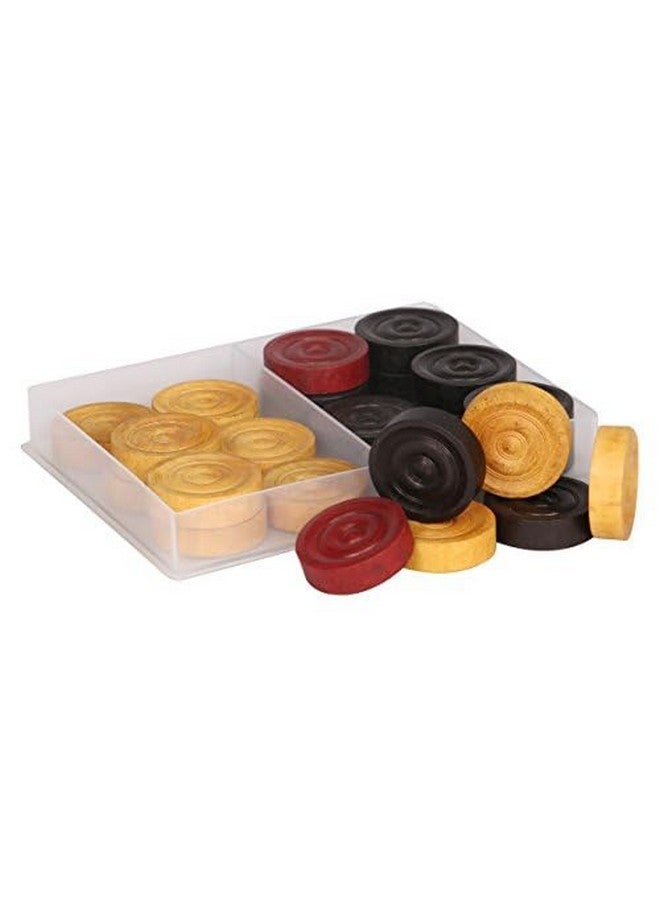 Synco Leader Carrom Coins Carrom Board Accessories (Carrom Men) - Adult, Multicolor - Image 3