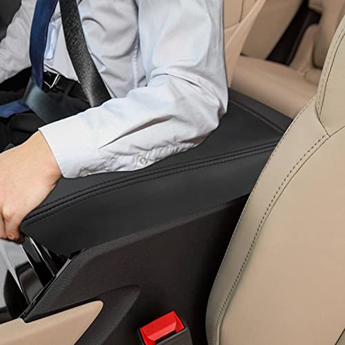 INTGET Center Console Cover for 2026 Jeep Grand Cherokee Accessories 2022 2023 2024 2025/Grand Cherokee L 2021-2026 Car Armrest Arm Rest Box Dog Seat Cover Pad Console Lid Protection Saver(Black) - Image 4