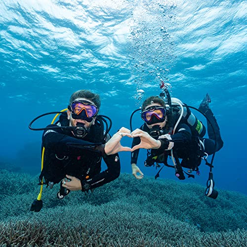 TUSA M-1007 Paragon S Scuba Diving Mask, Black - Image 3