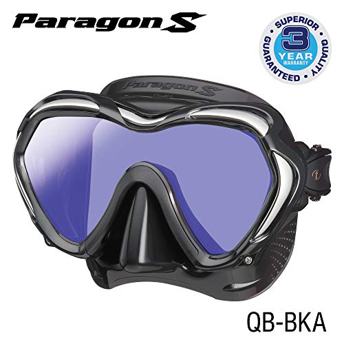 TUSA M-1007 Paragon S Scuba Diving Mask, Black - Image 2