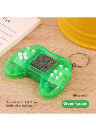 Handheld Tetris Game Machine Creative Handle Game Machine Keychain Nostalgic Decompression Toy Wholesale-Color:Transparent Green ] - pzsku/ZC45A2292EBDD58A06C9FZ/45/1743498716/fdf2c6e1-f9ba-4935-b6cf-e402d76728af