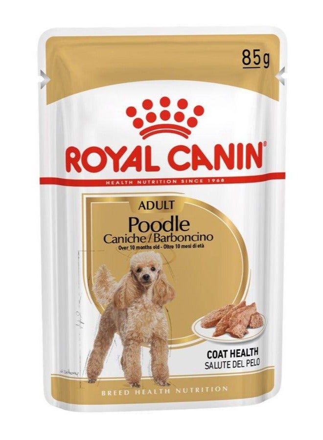 رويال كانين - طعام صحي للكلاب البالغة من سلالة بودل (طعام رطب - أكياس) 12 × 85 جرام - Image 1