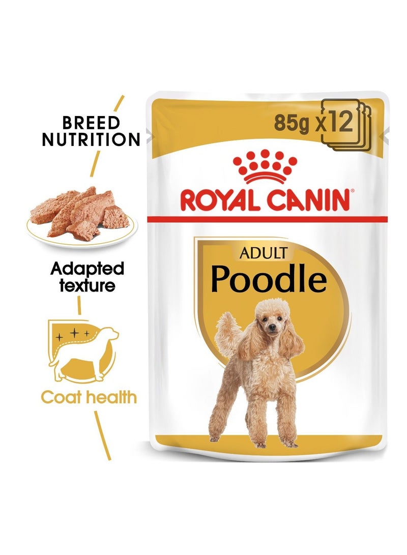 رويال كانين - طعام صحي للكلاب البالغة من سلالة بودل (طعام رطب - أكياس) 12 × 85 جرام - Image 4