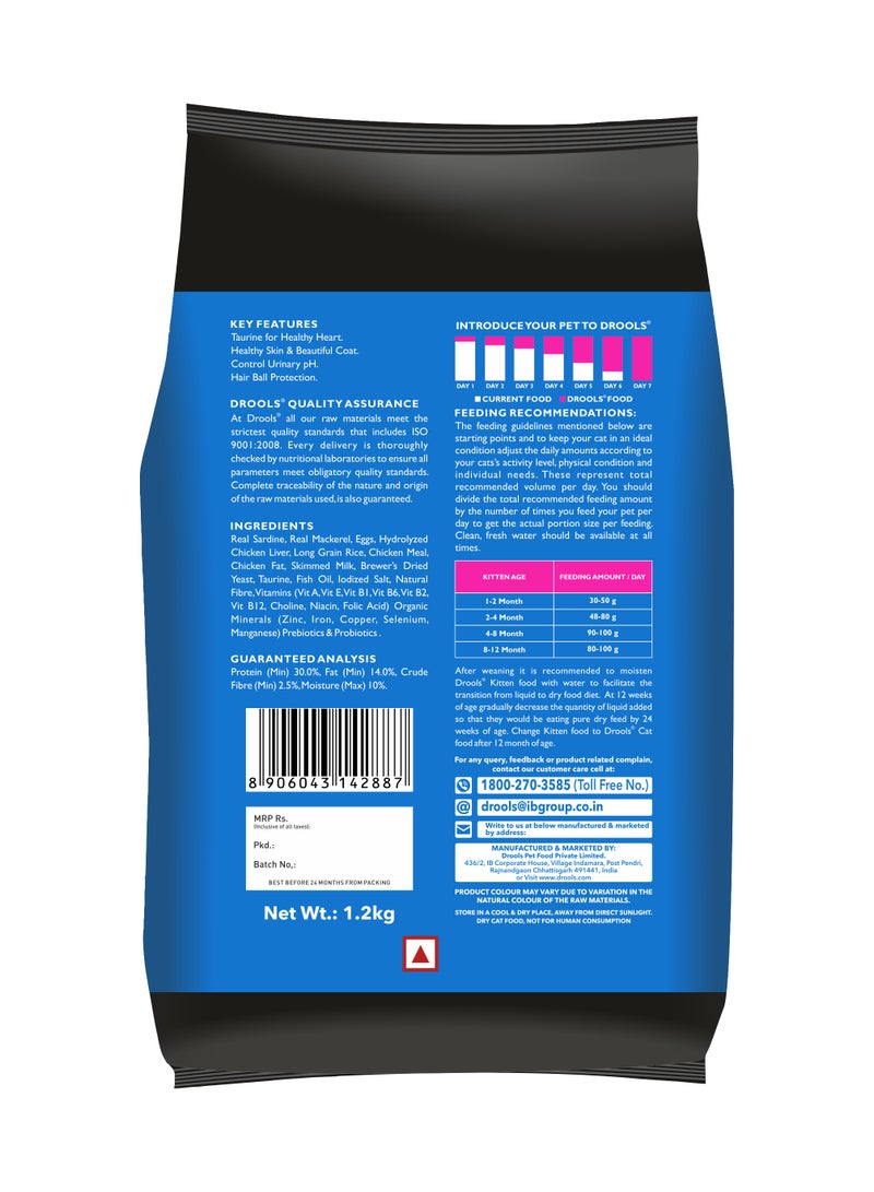 Drools Ocean Fish Kitten Food 1.2kg - Image 2
