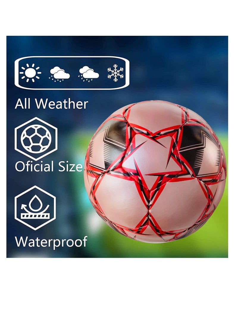 ALLKING Soccer Football Ball - Size 5 - High Performance Precision and Control - Durable for Matches and Training - Image 2