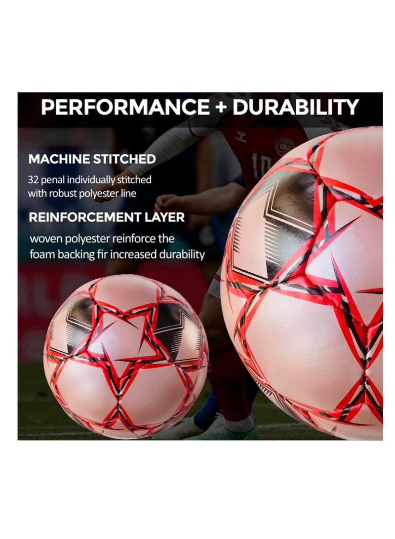 ALLKING Soccer Football Ball - Size 5 - High Performance Precision and Control - Durable for Matches and Training - Image 3