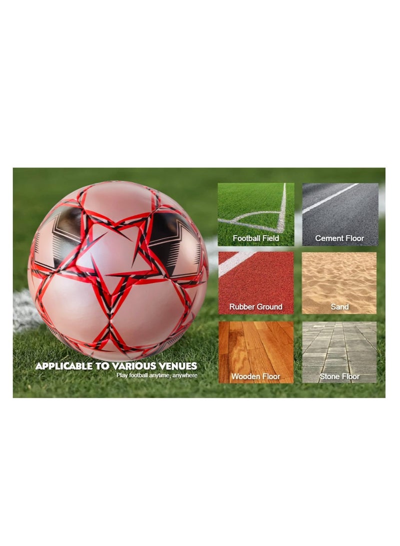 ALLKING Soccer Football Ball - Size 5 - High Performance Precision and Control - Durable for Matches and Training - Image 4