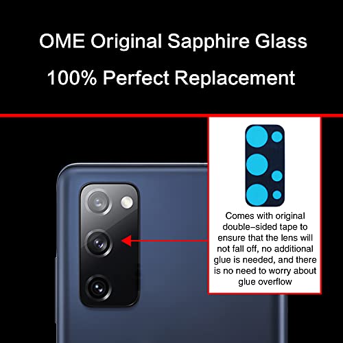 ASDAWN 2PCS Galaxy S20 FE Back Rear Camera Lens Glass Replacement, ASDAWN Back Lens Glass for Samsung Galaxy S20 FE 6.5 inches All Carriers with Installation Manual + Repair Tool Set(Black) - Image 5
