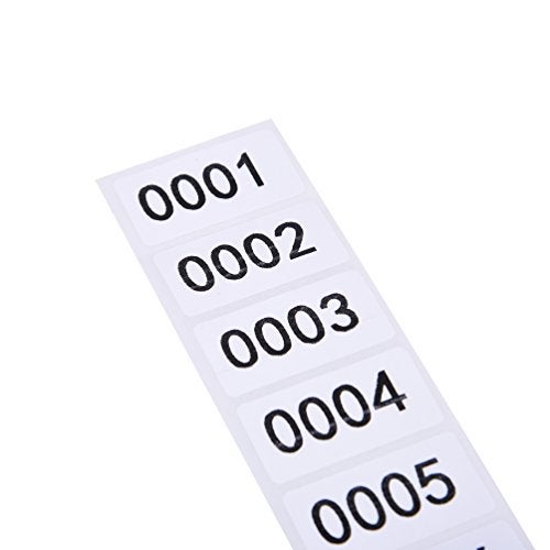 ZaneGear Inventory Labels - Consecutive Number Stickers 1-1000, Product Claiming, Moving Box Numbering 0.75" x 1.5" Size - Image 4