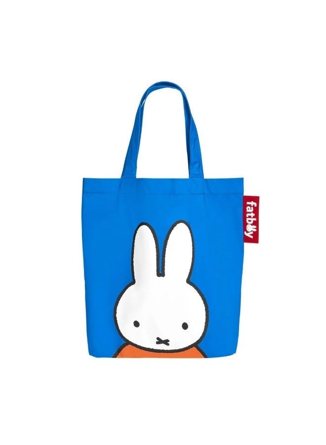 Fatboy Carry-All-Bag (61 cm x 55 cm) x Miffy | Sturdy & durable | Water and dirt-repellent | Inner pocket with press stud closure | Supersized | UV grade (0-8): 4 | 100% Polyester - Blue - Image 1