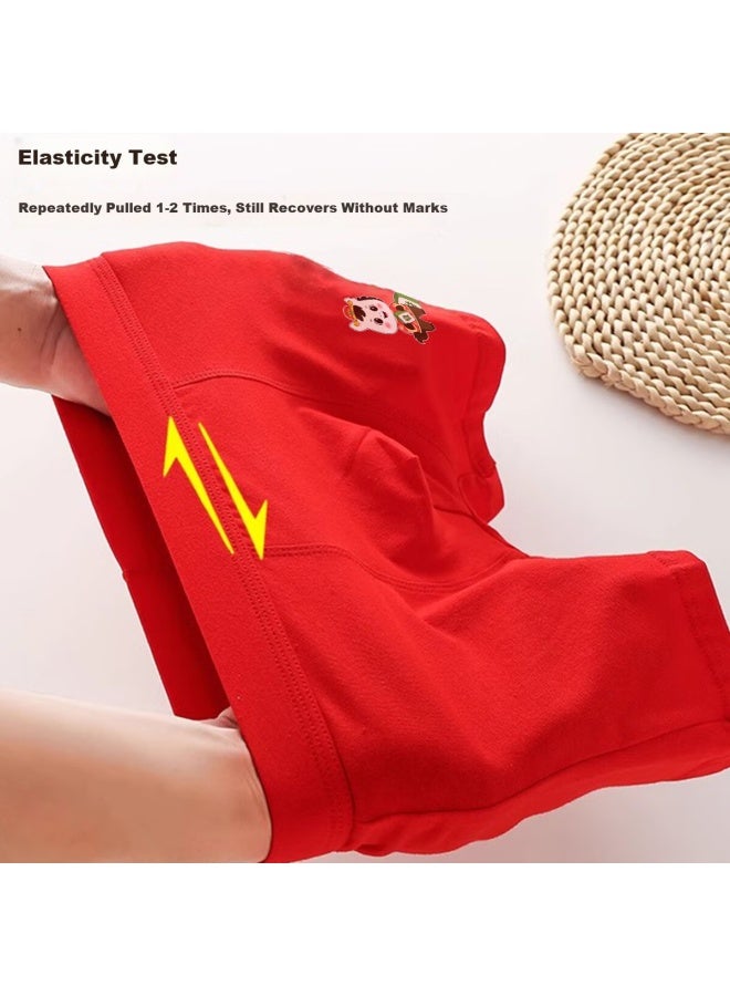Yuzhaolin Children's New Year Year Of The Horse Red Pure Cotton Warm Set Underwear Socks Chinese Style Gift Box - Image 3