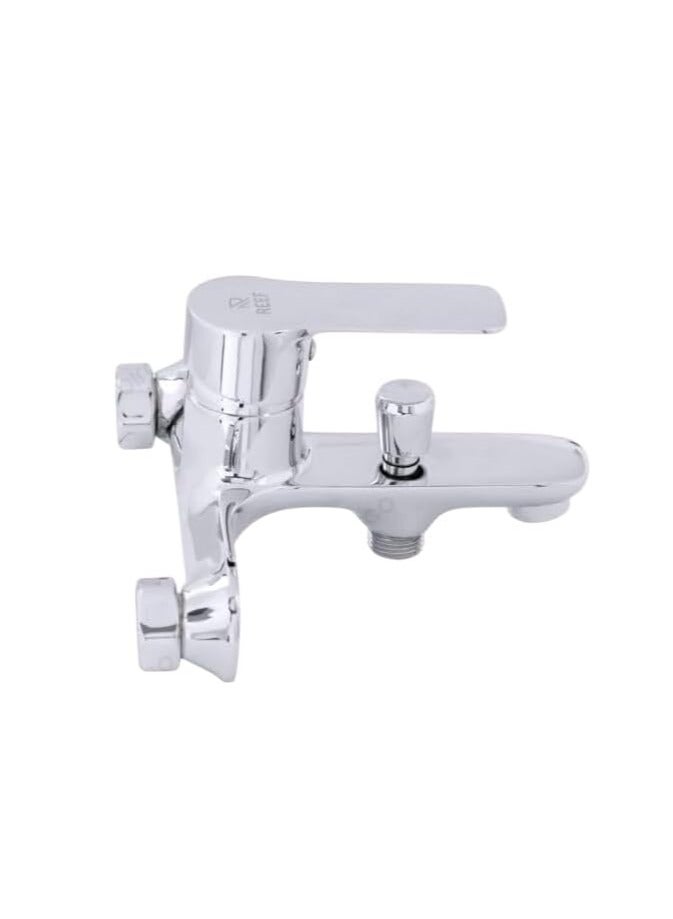 REEF Poppy-02 Chrome Bathroom Shower Mixer Tap, Wall Mounted (MIXER POPPY-02) - Image 3