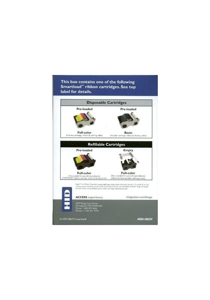 The Nekid Cow Fargo DTC1000 YMCKO Ribbon Cartridge - 45000, 250 Prints, A4 Size - Image 4