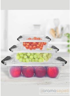 DECOBELLA 3 Pcs Locked Storage Container Set  - Image 2