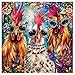 PPuzzling Funny Chicken Puzzles for Adults 1000 Pieces Gorgeous Rooster Flower Jigsaw Puzzles Colorful Thanksgiving Chicken Puzzle as Home Decor - Image 4