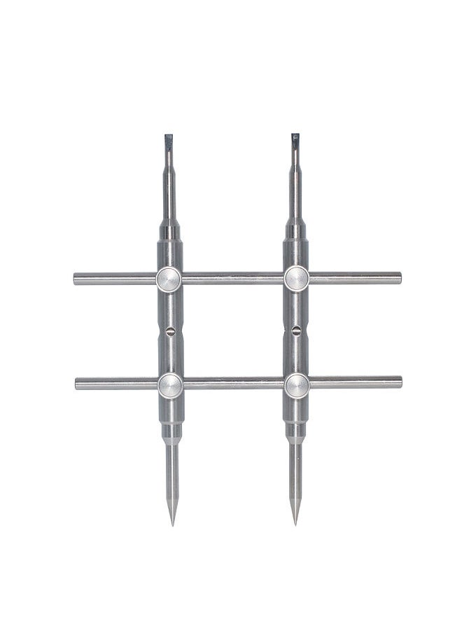 Generic - Repair Tool Camera Tool Detachable Tic-tac-toe Tool for Camera Lens with 2 Tips Lens Repair Set Flat Pointed 4 Screws 1 Hexagon Wrenches - Image 1