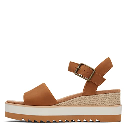 TOMS Women's, Diana Sandal TAN Leather 8.5 M - Image 3