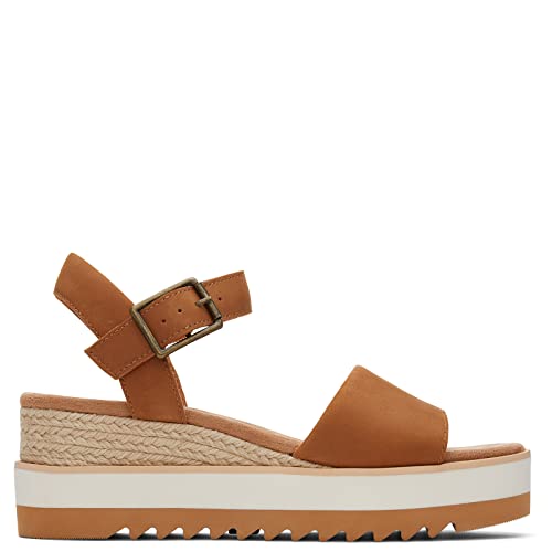 TOMS Women's, Diana Sandal TAN Leather 8.5 M - Image 2