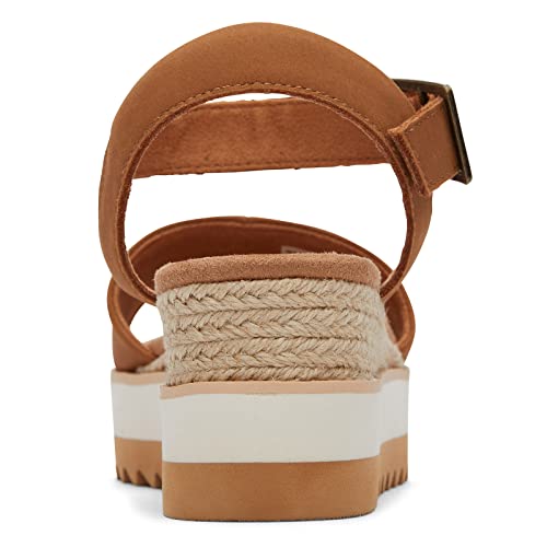 TOMS Women's, Diana Sandal TAN Leather 8.5 M - Image 4