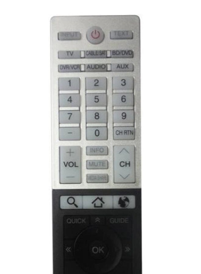 Huayu Remote Control For Toshiba Netflix Silver Grey - Image 2