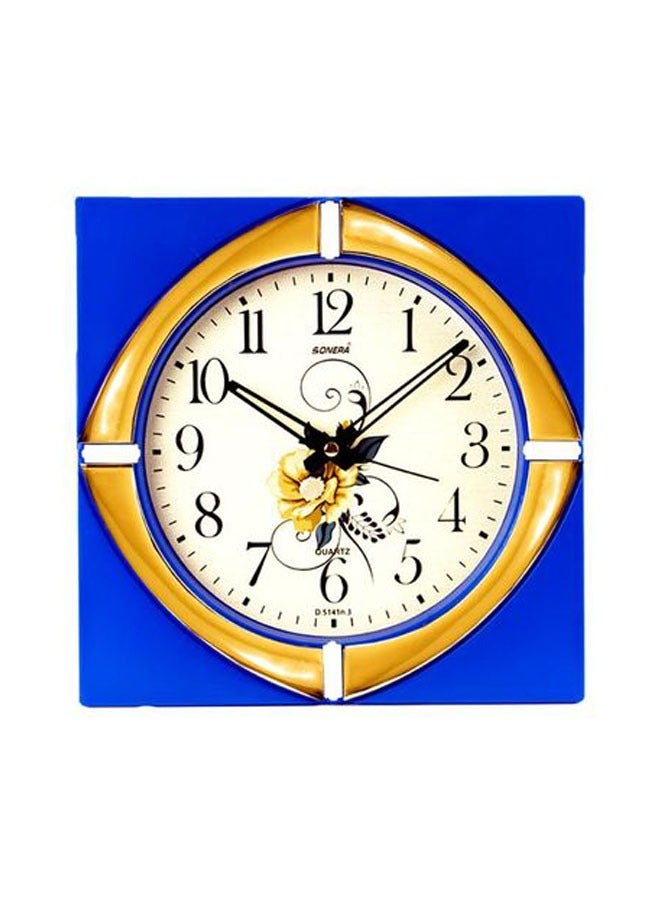 Sonera Wall Clock -5141-Analog -Quartz -Blue Color - Image 1