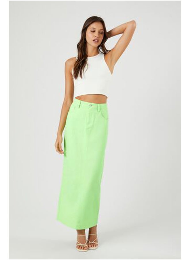 FOREVER 21 - Twill Straight Maxi Skirt - Image 1