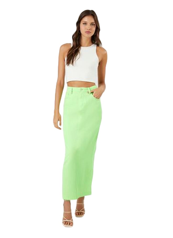 FOREVER 21 - Twill Straight Maxi Skirt - Image 1