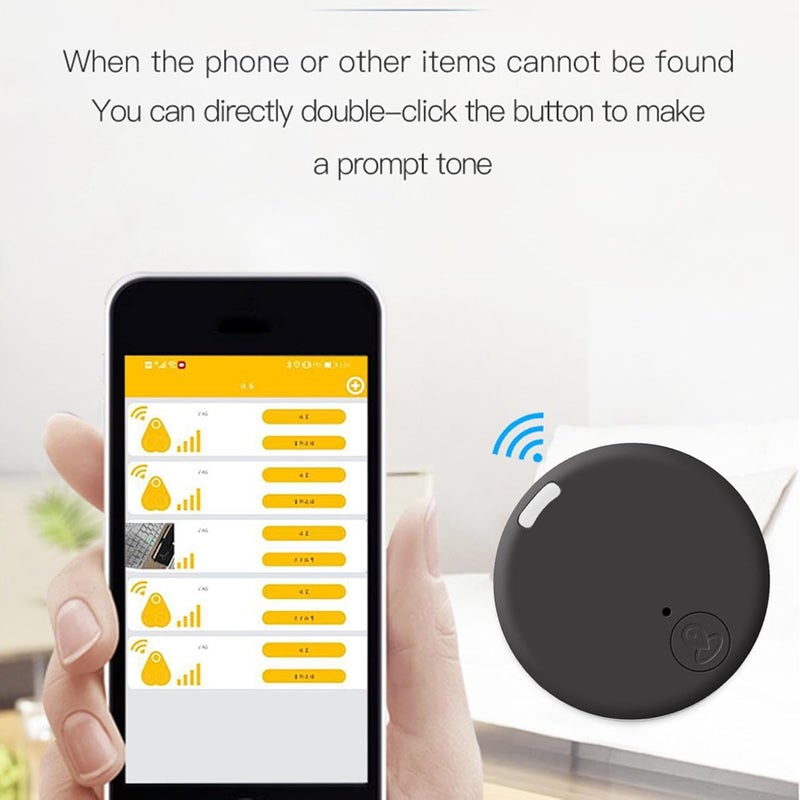 Round Bluetoo-th Anti-Lost Device, Portable Wireless Pet Anti-Lost Device, Two-way  Reminder, Mobile Tracking Locator, for Find Your Dog Cat, Keys Wallet Item - Image 2