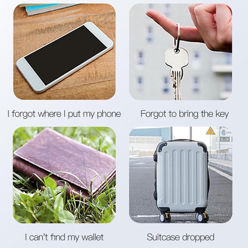 Round Bluetoo-th Anti-Lost Device, Portable Wireless Pet Anti-Lost Device, Two-way  Reminder, Mobile Tracking Locator, for Find Your Dog Cat, Keys Wallet Item - Image 3