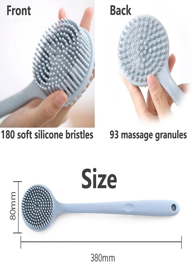 DRAVAL Body back Scrubber Massage bath Brush, Shower Brush for Bathing, Facial and Hair Brush - Image 2