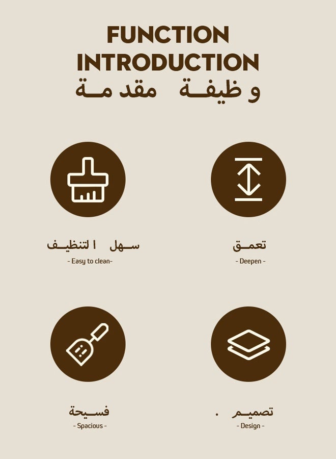 Cat Litter Box,high fence semi enclosed cat litter box Thickened cat toilet Litter Box with High Side, semi enclosed cat litter box With shovel and deodorizing bag,with Free Scoop Kitten Detachable Rim Easy Cleaning( grey) - Image 3