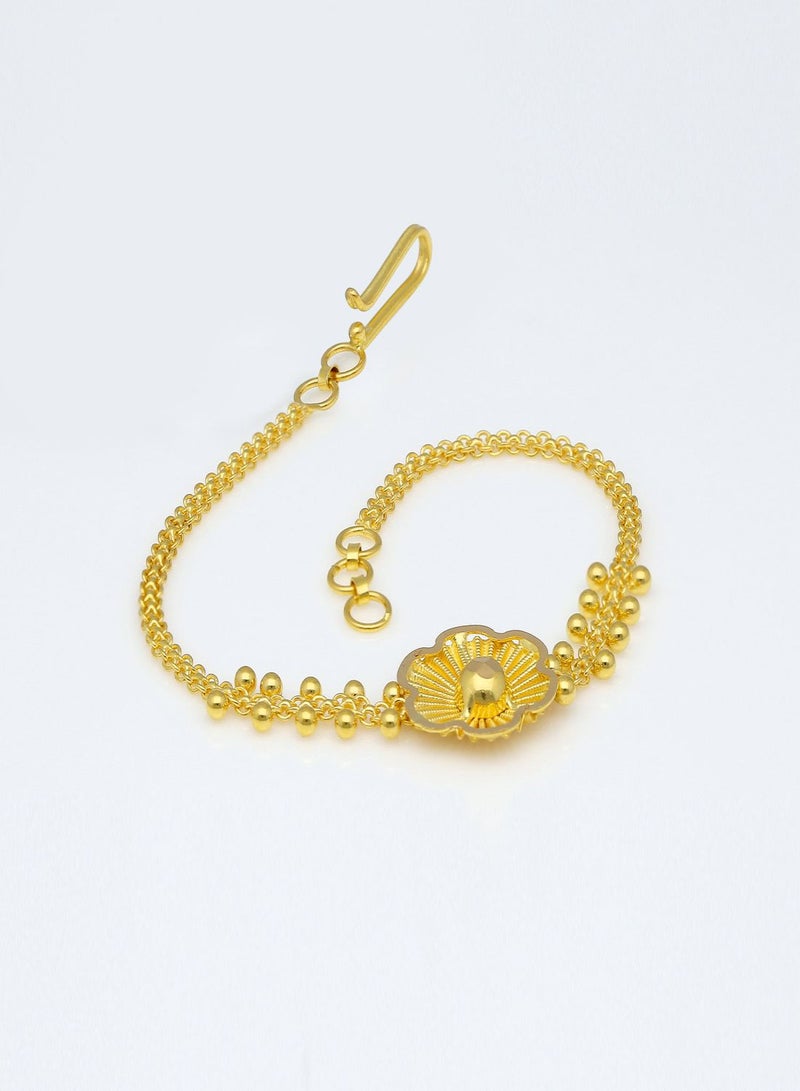 Malabar Gold and Diamonds سوار ذهب عيار 22 قيراط 916 NRBR017 - Image 3
