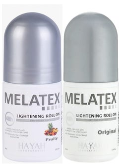 MELATEX Hayah Melatex Lightening Roll On Fruity 40 ML 1+1  - Image 1