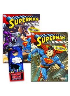 DC Comics Superman Coloring And Activity Book Set (2 Books ~ 96 Pgs Each)  - Image 2