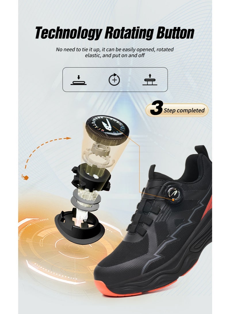 Steel Toe Shoes for Men Lightweight Safety Shoes Comfortable Puncture Proof Slip On Indestructible Work Shoes and Fashion Sneakers. - Image 5