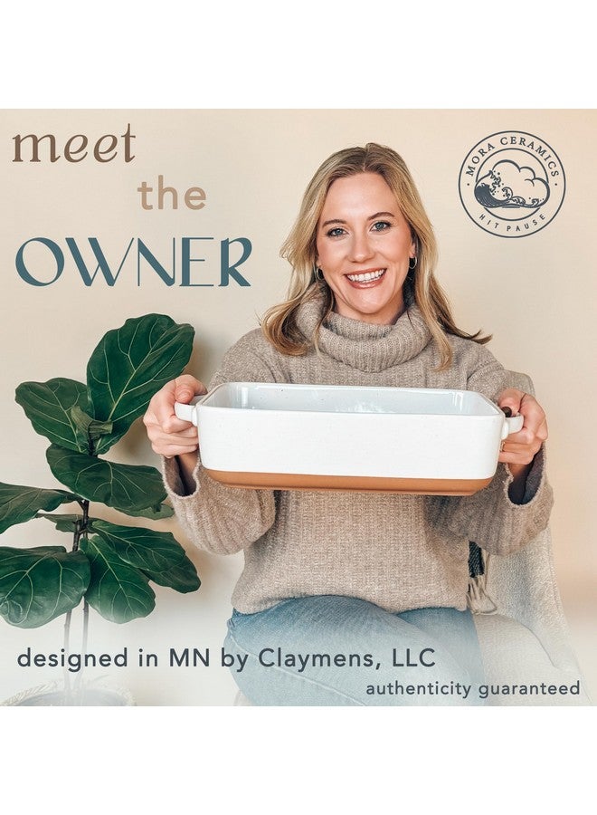 Mora 9x13in Porcelain Baking Dish - Oven to Table, Freezer Safe - Image 2