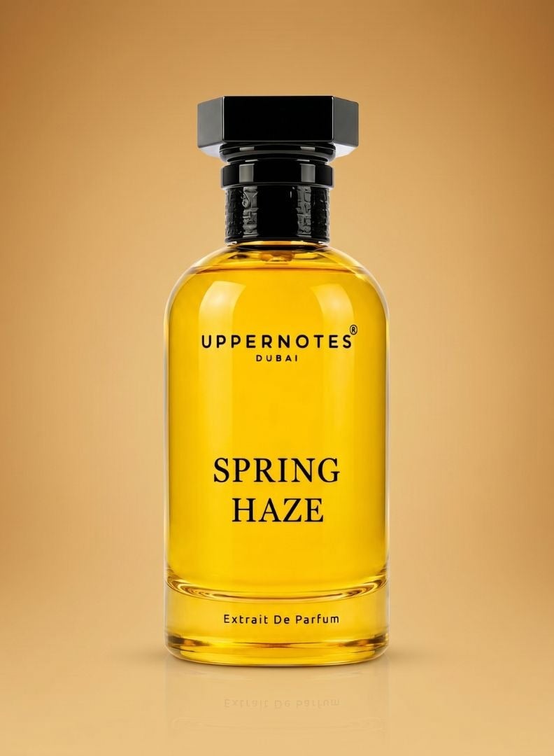 UpperNotes Spring Haze EDP Men Perfume 100ml | Bergamot Ambroxan Ambergris Woody Amber Musk | Fresh Clean Long Lasting Modern Fragrance UAE