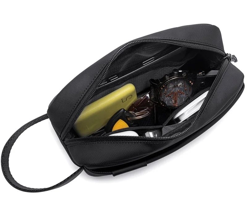 Arctic Hunter Black Unisex Handbag Durable Premium Water Resistant Carry All Bag with Pockets for Men in Daily Use, K00580, Black  | Best Price UAE
